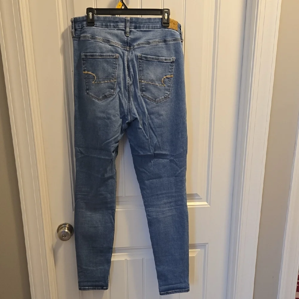 American Eagle Outfitters Light Blue Skinny Jeans - Picture 4 of 4